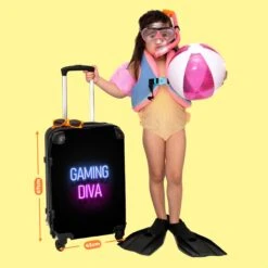 NoBoringSuitcases.com® Koffer Groot - Gaming - Quotes - Neon - Gaming Diva - Vrouwen - Trolley Koffer Met TSA-slot - Met Wielen - 90 Liter - Reiskoffer - 66 Cm 7 NoBoringSuitcases.com® Koffer Groot - Gaming - Quotes - Neon - Gaming Diva - Vrouwen - Trolley Koffer Met TSA-slot - Met Wielen - 90 Liter - Reiskoffer - 66 Cm -Optimaal Reisopslag Winkel 1200x1200 894