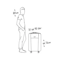 American Tourister Tracklite Spinner Reiskoffer 67 Cm - Dark Slate -Optimaal Reisopslag Winkel 1200x1200 918