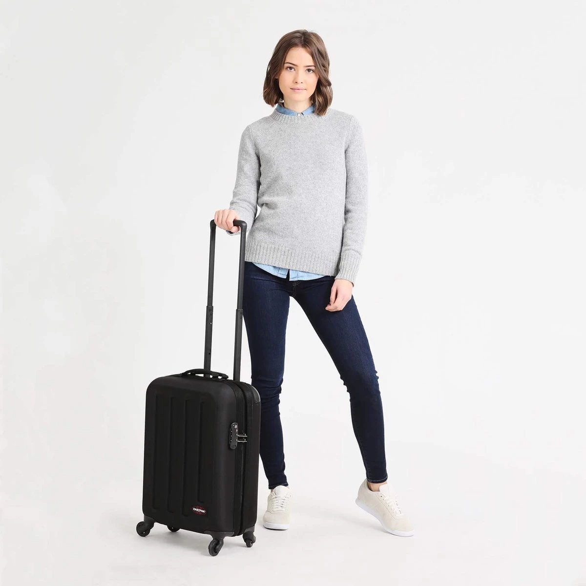 Eastpak TRANZSHELL S Reiskoffer (54 x 39 x 20 cm) - Black Eastpak TRANZSHELL S Reiskoffer (54 X 39 X 20 Cm) - Black -Optimaal Reisopslag Winkel 1200x1200 93