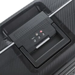 CarryOn Steward Kofferset - 3 Delige TSA Trolleyset - Koffers Met Vaste Kliksloten - Zwart -Optimaal Reisopslag Winkel 1200x1200 975