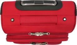 SB Travelbags Bagage Stoffen Koffer 75cm 4 Wielen Trolley - Rood -Optimaal Reisopslag Winkel 1200x709
