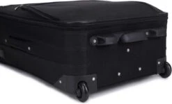 Decent Basic-Line Medium Trolley 63 Cm - Zwart -Optimaal Reisopslag Winkel 1200x731