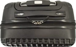 SB Travelbags Handbagage Koffer 55cm 4 Wielen Trolley - Zwart -Optimaal Reisopslag Winkel 1200x745 2