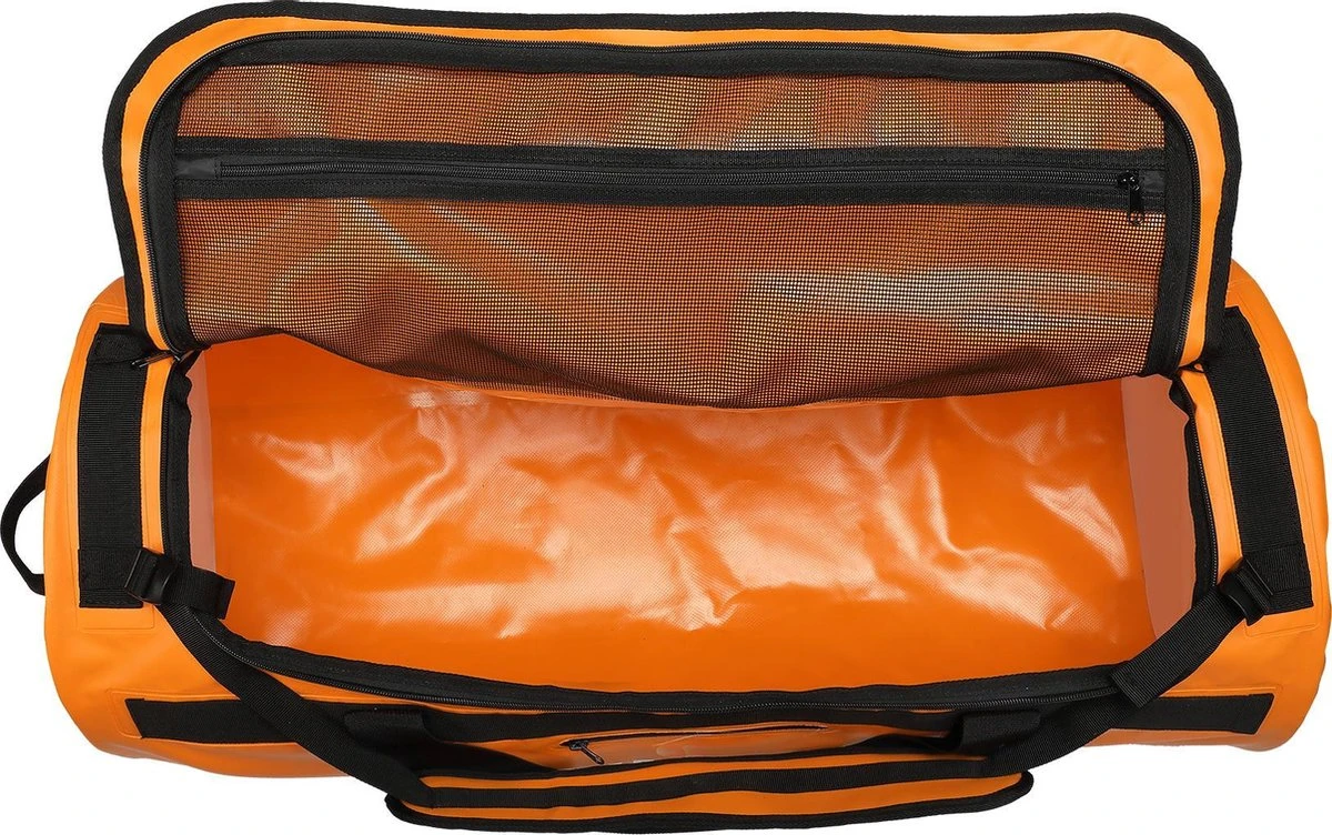 The Friendly Dutch waterdichte zeiltas: Oranje waterdichte reistassen 90 liter voor zowel heren als dames - Outdoor Waterproof Duffelbag, zeiltas 90L met Rugzakfunctie (weekendtas) The Friendly Dutch Waterdichte Zeiltas: Oranje Waterdichte Reistassen 90 Liter Voor Zowel Heren Als Dames - Outdoor Waterproof Duffelbag, Zeiltas 90L Met Rugzakfunctie (weekendtas) -Optimaal Reisopslag Winkel