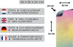Koffer - Meisje - Regenboog - Trap - Wolken - Kinderen - Koffer Meisje - 35x55x20 Cm - Handbagage - Trolley - Reiskoffer 4 Koffer - Meisje - Regenboog - Trap - Wolken - Kinderen - Koffer Meisje - 35x55x20 Cm - Handbagage - Trolley - Reiskoffer -Optimaal Reisopslag Winkel 1200x779 2
