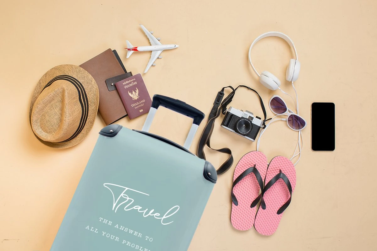 MuchoWow® Koffer - Spreuken - Quotes - The answer to all your problems - Travel - Reizen - Past binnen 55x40x20 cm en 55x35x25 cm - Handbagage - Trolley - Fotokoffer - Cabin Size - Print MuchoWow® Koffer - Spreuken - Quotes - The Answer To All Your Problems - Travel - Reizen - Past Binnen 55x40x20 Cm En 55x35x25 Cm - Handbagage - Trolley - Fotokoffer - Cabin Size - Print -Optimaal Reisopslag Winkel 1200x800 15