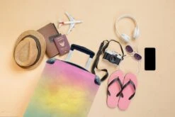 Koffer - Meisje - Regenboog - Trap - Wolken - Kinderen - Koffer Meisje - 35x55x20 Cm - Handbagage - Trolley - Reiskoffer 5 Koffer - Meisje - Regenboog - Trap - Wolken - Kinderen - Koffer Meisje - 35x55x20 Cm - Handbagage - Trolley - Reiskoffer -Optimaal Reisopslag Winkel 1200x800 20