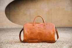 NEGOTIA Delta - Leren Weekendtas - Leren Reistas - Duffel Bag - 100% Luxe Top-Grain Leer - Bruin -Optimaal Reisopslag Winkel 1200x800 68