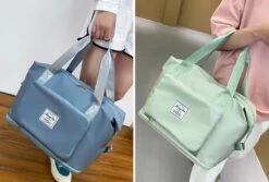 Merkloos Opvouwbare Handbagage Reistas – Opvouwbaar Tot 28 X 18 Cm – Blauw 5 Merkloos Opvouwbare Handbagage Reistas – Opvouwbaar Tot 28 X 18 Cm – Blauw -Optimaal Reisopslag Winkel 1200x813 2