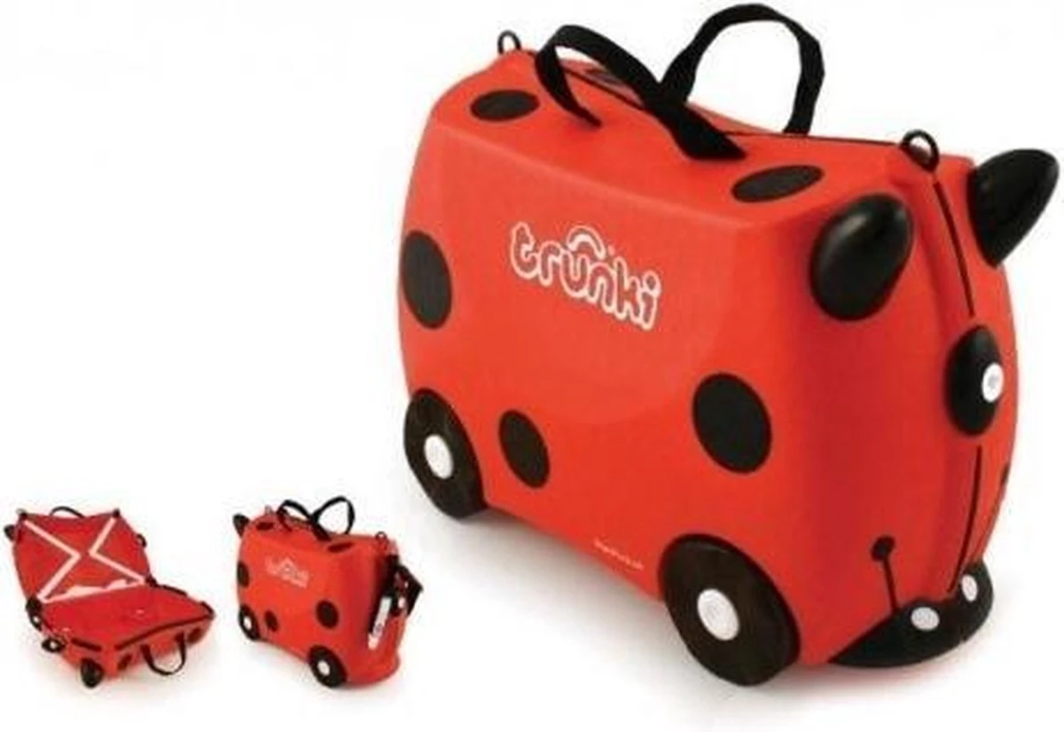 Trunki Ride-On Handbagage koffer 46 cm - Lieverheersbeestje Harley Trunki Ride-On Handbagage Koffer 46 Cm - Lieverheersbeestje Harley -Optimaal Reisopslag Winkel