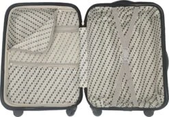 SB Travelbags Handbagage Koffer 55cm 4 Wielen Trolley - Blauw -Optimaal Reisopslag Winkel 1200x833