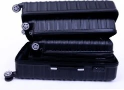 Tobeyz - Kofferset - 3-delig Zwart Handbagage - Verrijdbaar Op 4 Wielen - Stevig ABS - Lichtgewicht, Trolley 6 Tobeyz - Kofferset - 3-delig Zwart Handbagage - Verrijdbaar Op 4 Wielen - Stevig ABS - Lichtgewicht, Trolley -Optimaal Reisopslag Winkel 1200x872 3