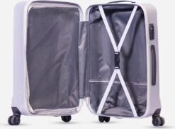 ©TROLLEYZ - Bali No.22 - Reiskoffer 78cm Met TSA Slot - Dubbele Wielen - 360° Spinners - 100% ABS - Reiskoffer In Metallic Grey 5 ©TROLLEYZ - Bali No.22 - Reiskoffer 78cm Met TSA Slot - Dubbele Wielen - 360° Spinners - 100% ABS - Reiskoffer In Metallic Grey -Optimaal Reisopslag Winkel 1200x888