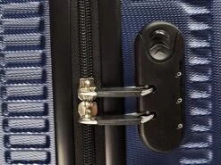 SB Travelbags Handbagage Koffer 55cm 4 Wielen Trolley - Blauw -Optimaal Reisopslag Winkel 1200x898