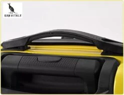 San Vitale® - Lichtgewicht Reis Koffer - Trolley - Handbagage - Leeuw - Geel -Optimaal Reisopslag Winkel 1200x923 1