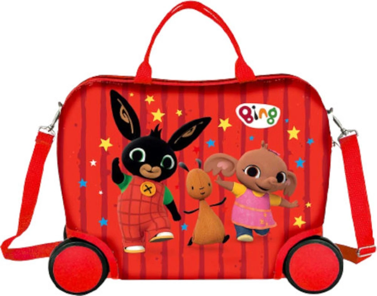 Bing Bunny Reiskoffer - 40 x 32 x 20 cm - Rood Bing Bunny Reiskoffer - 40 X 32 X 20 Cm - Rood -Optimaal Reisopslag Winkel