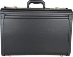 Pilotenkoffer Zonder Wiel - Kunstleer Zwart - Grote Piloten Koffer Met Laptopvak En Cijferslot - Kantoor Koffer - Werk Koffer -Optimaal Reisopslag Winkel 1200x948