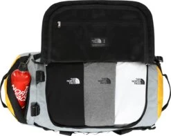 The North Face Gilman Duffel Reistas 71 Liter - Black/Mid Grey/Yellow -Optimaal Reisopslag Winkel 1200x958 2