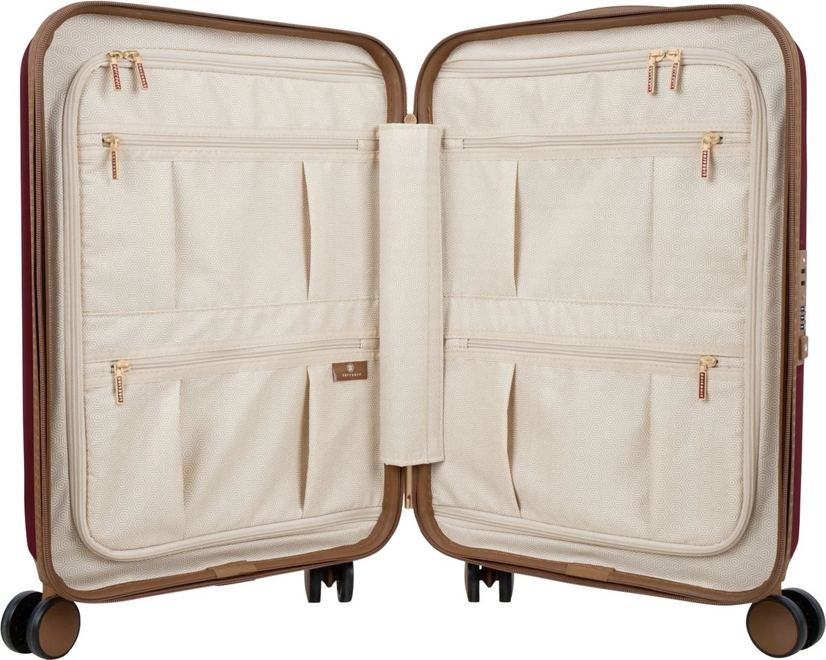 SUITSUIT - Fab Seventies Classic - Biking Red - Handbagage (55 cm) SUITSUIT - Fab Seventies Classic - Biking Red - Handbagage (55 Cm) -Optimaal Reisopslag Winkel