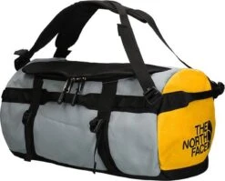 The North Face Gilman Duffel Reistas 71 Liter - Black/Mid Grey/Yellow