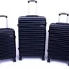 Tobeyz - Kofferset - 3-delig Zwart Handbagage - Verrijdbaar Op 4 Wielen - Stevig ABS - Lichtgewicht, Trolley -Optimaal Reisopslag Winkel 1200x975