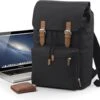 Senvi Vintage Laptop Rugzak Kleur Zwart - Bruin - 18 Liter -Optimaal Reisopslag Winkel 1200x980