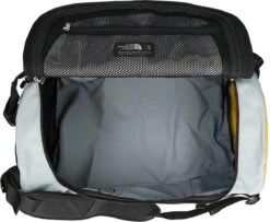 The North Face Gilman Duffel Reistas 71 Liter - Black/Mid Grey/Yellow -Optimaal Reisopslag Winkel 1200x985 2
