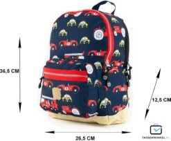 Pick & Pack Auto’s - Rugzak - Donkerblauw - Maat M -Optimaal Reisopslag Winkel 1200x989