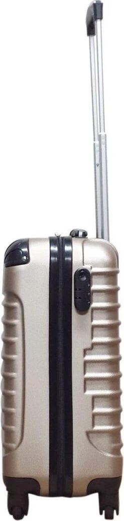 Castillo Quadrant 2 Delige ABS Kofferset (XL + S) - Champagne -Optimaal Reisopslag Winkel 287x1200