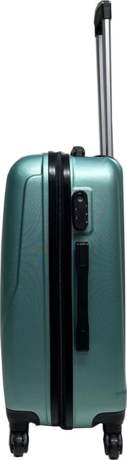 Castillo Travelerz 4 Delige ABS Kofferset - Lichtgroen -Optimaal Reisopslag Winkel 331x1200