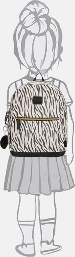 Beagles Originals Cool Originals Rugzak 13,3 Inch (29,4x16,6 Cm.) - Tijger Wit -Optimaal Reisopslag Winkel 354x1200