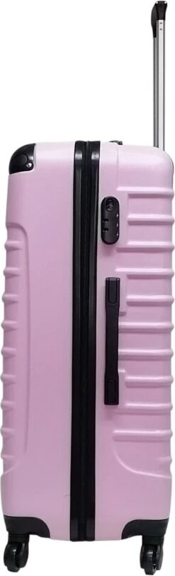 Castillo Quadrant 2 Delige ABS Kofferset (XL+S) - Soft Pink -Optimaal Reisopslag Winkel 364x1200 2