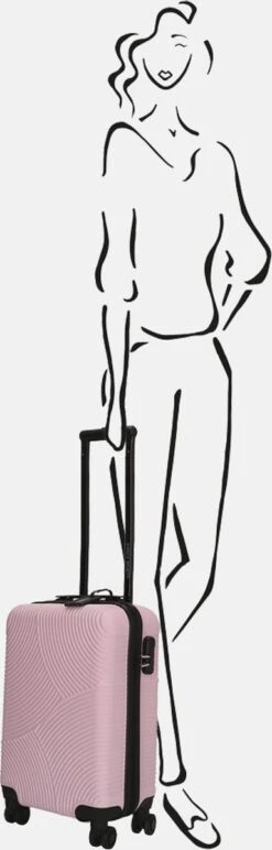 Enrico Benetti Louisville 39040 Handbagage Koffer Hardcase ABS - Roze -Optimaal Reisopslag Winkel 384x1200 1