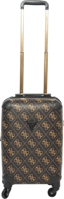 Guess Berta 18 In 4 Wheeler Dames Reiskoffer - Bruin -Optimaal Reisopslag Winkel 388x1200