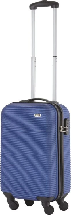 TravelZ Horizon Handbagagekoffer - 54cm Handbagage Trolley Met Gevoerde Binnenkant - Blauw -Optimaal Reisopslag Winkel 396x1200