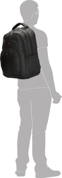 Enrico Benetti Northern 47219 Sportieve Laptoprugzak 17" - Zwart -Optimaal Reisopslag Winkel 418x1200 3