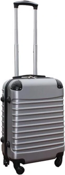 Travelerz Kofferset 3 Delig Met Wielen En Cijferslot - ABS - Zilver (228-) -Optimaal Reisopslag Winkel 448x1200 1