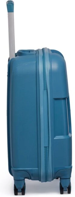 ©TROLLEYZ - Venice No.10 - Trolley - 55cm Met TSA Slot - Dubbele Wielen - 360° Spinners - 100% Polypropyleen - Handbagage Koffer In Ice Blue -Optimaal Reisopslag Winkel 455x1200