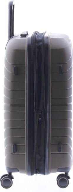 Gladiator Kick-Off Middelgrote Koffer Expandable - 67 Cm - 72/90 Liter - Eco Friendly Recyclebaar PP - Khaki Groen -Optimaal Reisopslag Winkel 459x1200 4