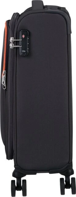 American Tourister Reiskoffer - Sea Seeker Spinner 55cm (Handbagage)- Charcoal Grey -Optimaal Reisopslag Winkel 467x1200 2