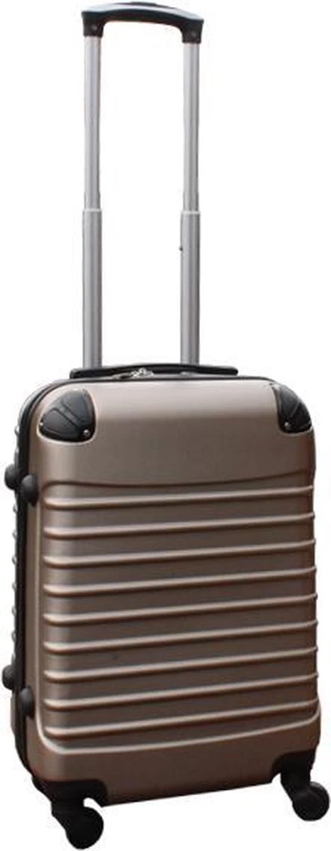 Travelerz kofferset 3 delig met wielen en cijferslot - handbagage koffers - ABS - champagne Travelerz Kofferset 3 Delig Met Wielen En Cijferslot - Handbagage Koffers - ABS - Champagne -Optimaal Reisopslag Winkel 467x1200 7