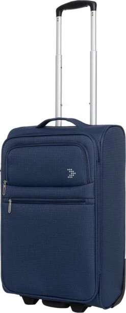 Travelbags Handbagage Zachte Koffer / Trolley / Reiskoffer - The Base - 55 Cm - Blauw -Optimaal Reisopslag Winkel 482x1200
