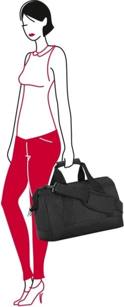 Reisenthel Allrounder M Reistas Sporttas - 18L - Twist Sky Rose Grijs -Optimaal Reisopslag Winkel 487x1200 3