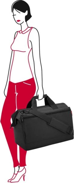 Reisenthel Allrounder L Pocket Reistas - 32L - Zwart -Optimaal Reisopslag Winkel 489x1200 1