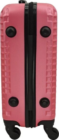 SB Travelbags Handbagage Koffer 55cm 4 Wielen Trolley - Roze -Optimaal Reisopslag Winkel 508x1200 1