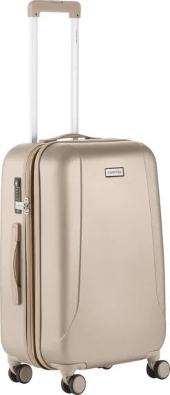 CarryOn Skyhopper Reiskoffer – 68.5cm TSA Trolley Met Expander En OKOBAN - Champagne