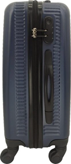 SB Travelbags Handbagage Koffer 55cm 4 Wielen Trolley - Blauw -Optimaal Reisopslag Winkel 523x1200 3