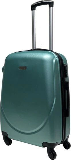 Castillo Travelerz 4 Delige ABS Kofferset - Lichtgroen -Optimaal Reisopslag Winkel 538x1200