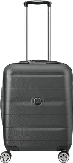 Delsey Comete Plus Slim Cabin Trolley Case - 55 Cm - Black -Optimaal Reisopslag Winkel 540x1200