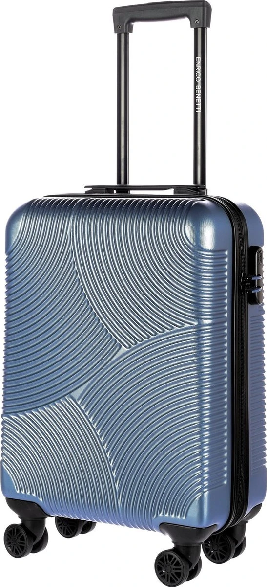 Enrico Benetti Louisville 39040 Handbagage koffer hardcase ABS - Jeansblauw Enrico Benetti Louisville 39040 Handbagage Koffer Hardcase ABS - Jeansblauw -Optimaal Reisopslag Winkel
